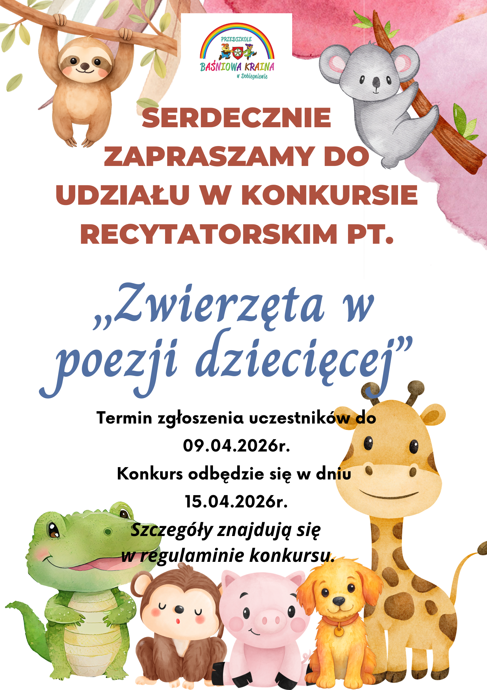 plakat informacja konkurs